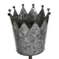 Floristik24 Decorative crown in antique look for flower bed or plant pot, 95cm