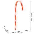 Artificial Candy Cane Red and White Decoration 35cm 3pcs | Floristik24.ie