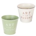 Zinc flower pot Ø15cm H13.5cm Various colors | Floristik24.ie