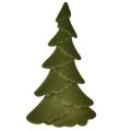 Decoration fir tree flocked Christmas tree green 60cm | Floristik24.ie