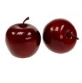 Floristik24 Decorative apple red, glossy 6cm 6pcs