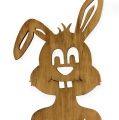 Floristik24 Wooden bunny brown 30cm 2pcs.