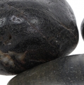 Floristik24 Decorative stones black 9cm 1kg