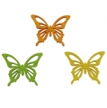 Floristik24 Decorative butterflies colorful 4cm 90p