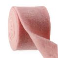 Floristik24 Felt ribbon pink 15cm 5m
