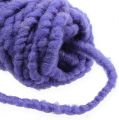 Floristik24 Felt cord fleece Mirabell 25m purple
