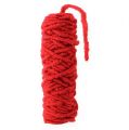 Floristik24 Felt cord fleece Mirabell 25m red
