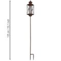 Garden lantern metal decoration rust look 12cmx12cmx135cm | Floristik24.ie