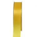 Floristik24 Gift and decoration ribbon 25mm x 50m yellow