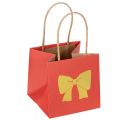 Floristik24 Gift bag paper with ribbon motif 12 cm 8pcs