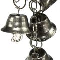 Floristik24 Bell chain silver 1m