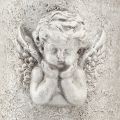 Grave vase polyresin angel motif vase for sticking H29cm | Floristik24.ie