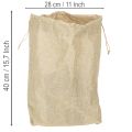 Jute bag 28×10cm H40cm | Floristik24.ie