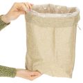 Jute bag 28×10cm H40cm | Floristik24.ie