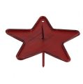 Floristik24 Candle holder star to stick 9cm red