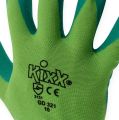 Floristik24 Kixx nylon garden gloves size 10 green