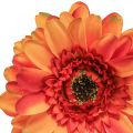 Floristik24 Artificial gerbera flower, artificial flower orange Ø11cm 50cm