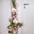 Floristik24 Artificial magnolia branches Pink artificial flowers H40cm 4pcs in bunch