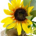 Floristik24 Artificial sunflower, silk flower, summer decoration, sunflower in jute sack