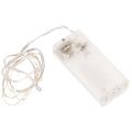 Floristik24 Battery-operated string lights for indoor use, warm white, 10 LEDs, 1m length, 6 pieces