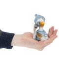 Nautical decoration seagull table decoration blue white silver H11cm | Floristik24.ie