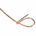 Floristik24 Eyelet binding wire copper 1mm x 120mm 100p