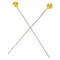 Pearl head needles Ø6mm 65mm gold | Floristik24.ie
