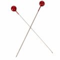 Pearl head pins Ø6mm 65mm Red | Floristik24.ie