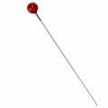 Pearl head pins Ø6mm 65mm Red | Floristik24.ie