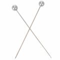 Pearl-headed pins Ø6mm 65mm silver | Floristik24.ie