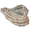 Plant heart rattan vines natural white 20cmx24cmx6cm 2pcs | Floristik24.ie