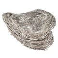 Floristik24 Rattan planter, curved, natural white, 30x35cm