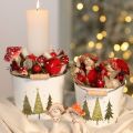 Mushroom Plug Decorative Figure Girl and Boy Fly Agaric with Face 13cm 2pcs | Floristik24.ie