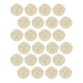 Bleached rattan ball table decoration, cream-colored rattan, Ø5cm, 24 pieces | Floristik24.ie
