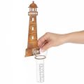 Rain gauge lighthouse rust look – Decorative rainfall gauge for garden and fence 41cm rust | Floristik24.ie