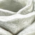 Rose ceramic grave decoration table decoration candle holder large Ø17cm H9cm | Floristik24.ie
