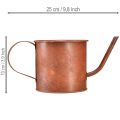 Rust decorative watering can mini plant pot metal Ø10cm H9cm | Floristik24.ie