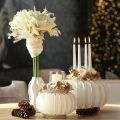 Honeycomb paper ring pumpkin round large for dried flowers and autumn decoration 24cm 4pcs | Floristik24.ie