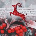 Floristik24 Christmas cards 12.5x12.5cm 6pcs