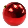 Floristik24 Christmas ball plastic big red Ø25cm